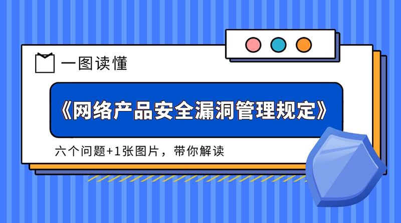 六問+一圖，讀懂《網(wǎng)絡(luò)產(chǎn)品安全漏洞管理規(guī)定》